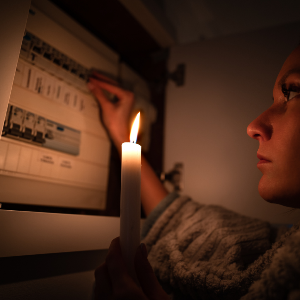 Op de foto zie ik een klassieke witte stompkaars bedoeld als noodverlichting bij stroomuitval. Deze kaars bestaat uit strak afgesneden paraffine met een rechte, slanke vorm die in standaard kandelaarhouders past en zorgt voor een stabiele vlam. Het hoofddoel is om snel en langdurig licht te leveren in een donkere ruimte zoals een meterkast tijdens een blackout. De paraffine is helder wit en mat van uiterlijk, zonder versiering, waardoor hij bijna onopvallend blijft in elk interieur. Je zou deze kaars typisch in huis bewaren voor noodgevallen, in een keukenlade of kast, en alleen aansteken wanneer de stroom uitvalt of bij klusjes in slecht verlichte hoeken. Hij is vooral geschikt voor huishoudens die zich willen voorbereiden op stroomstoringen, klussers die af en toe extra licht nodig hebben en kampeerders zonder elektrische voorzieningen. De kaars biedt extra lange brandduur, een gelijkmatige, rookarme verbranding en een compact formaat dat weinig ruimte inneemt.